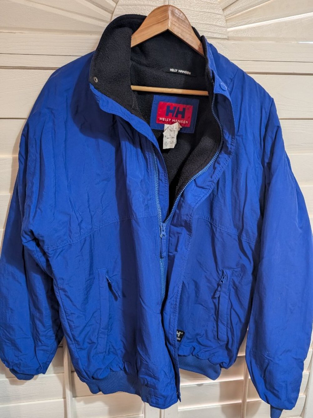 Vintage Helly Hansen Men's Large Zip Up Winter Coat